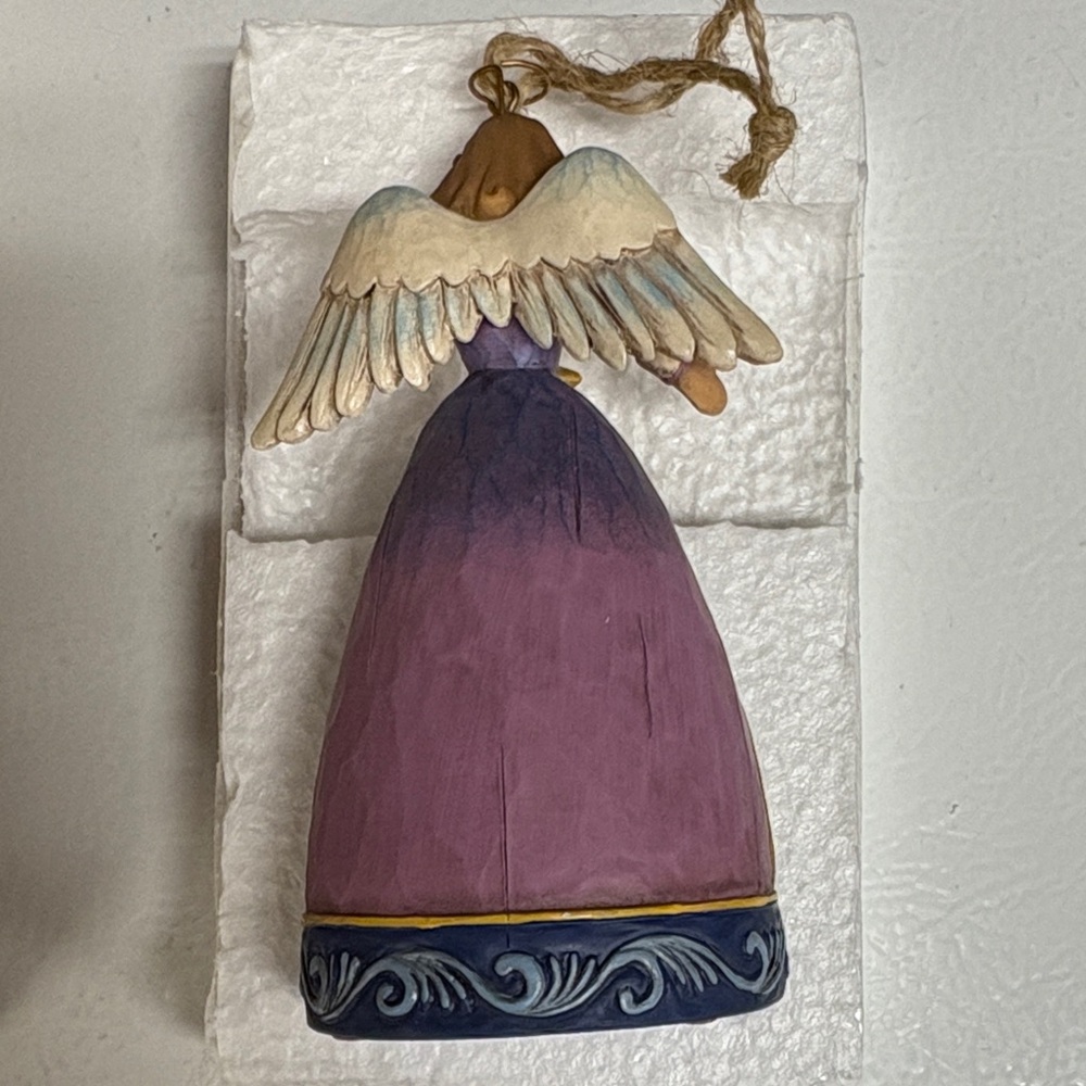 Jim Shore Heartwood Creek Angel Ornament with Nativity Scene - Picture 7 of 7